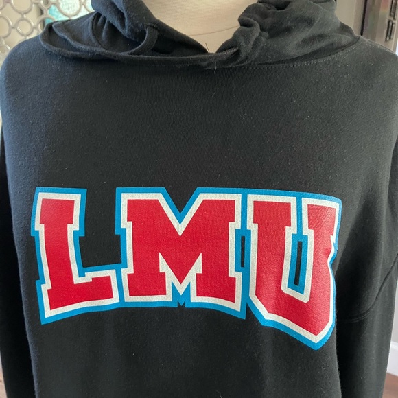 Womens Cropped Hooded LMU Sweatshirt-L - Picture 5 of 12